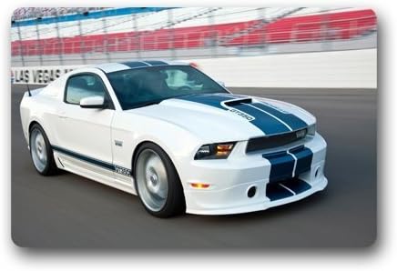 WYABALL Roman's Doormat Personalize Decor Carpets Door Mats Shelby Mustang Gt Doormats Personalize Decor Carpets d Design Machine-Wahable Neoprene Rubber Doormats inch Floor Mat Rug 23.6in by 15.7 in