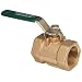 Milwaukee Valve BB2-102 Series Bronze Butterfly Valve, Unibody, Stainless Steel 304 Disc, Lever Handle with Memory Stop, NPT Female