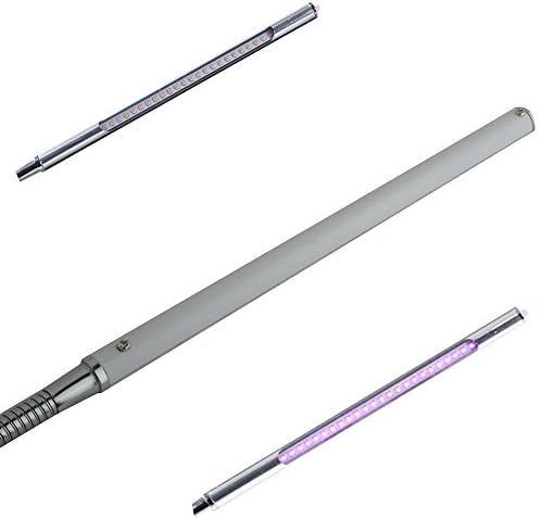 Snkey(TM) Grow Light, LED Clip Lamp, 5W 3-Level Dimmable Light for Plants, Indoor Red Light with US Adapter, 57 Inch Cable (White)