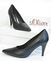 s.Oliver Stiletto Leder Pumps schwarz