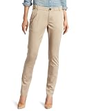 D.E.P.T. Womens Washed Satin Strech Boyfriend Chino Pant