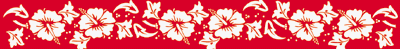 BORDER HIBISCUS RED 35FT