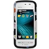 Crystal Hard BLACK RUBBERIZED With BUTTERFLIES Design Cover Faceplate Sleev ....