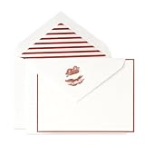 Kate Spade New York Hand Bordered Letterpress Sealed With A Kiss Cards (TC6109)