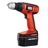 Black & Decker CDC140ASB 14.4-Volt Compact Drill with 20 Accessories