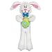 Jumbo 62" Inflatable Easter Bunny Party Supplies