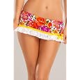 Betsey Johnson Orange Slice Flirty Skirted Hipster Bottom