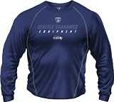Seattle Seahawks -Navy- Speedwick Performance Long Sleeve Shirt