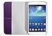 SUPCASE Samsung Galaxy Tab 3 8.0 inch Tablet Slim Hard Shell Leather Case with Auto Wake/Sleep - Purple, Multi-Angle Viewing, Business Card Holder