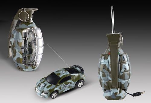 2.7" Mini RC Camouflage Grenade Car MC98 Green