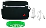 Non-OEM Amazon Kindle 2 Dual Pocket Sleeve Case with Car Charger