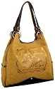 KATHY Van Zeeland Fifth Ave Hobo,Mustard,one size