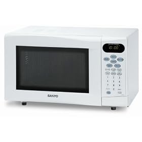 Sanyo EM-S3577 White Family Size Touch Control Solo Oven