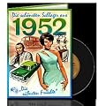 CD Schlager-Karte 1952 Musik-Chronik zum 60. Geburtstag Gru�karte mit Musik CD