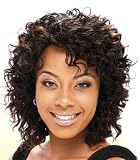 Milky Way 100% Human Hair Lace Front Wig - RAINA - 1B