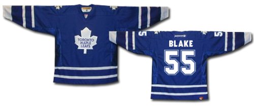Buy BLAKE #55 Toronto Maple Leafs CCM 550 Series Replica NHL Hockey Jersey (NHLPA Certified Custom Sewn...