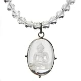 Semi Precious Crystal Buddha Necklace