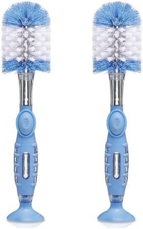 Munchkin Soap Dispensing Bottle Brush, 2 Pack - Blue