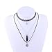 Zhenhui Multi Layers Tattoo Choker Necklace 3pcs Set Vintage Stretch Quarz Necklace Elastic Henna Gothic Punk Elastic Women Jewelry Set