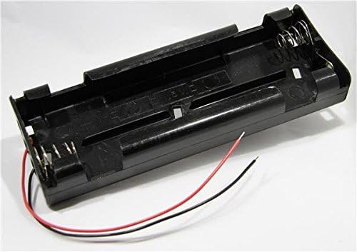 Battery Holders, Clips &amp; Contacts 6C 6" LEADS BLK (1 piece)