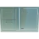 Lion 33 Inch Access Door & Double Drawer Combo With Paper Towel Holder