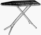 Homz/Seymour 47-403-00 Naked Surefoot Ironing Table