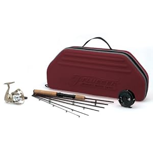 Pflueger Pflex Spinning/Fly Travel Kit, 7-Feet 9-Inch