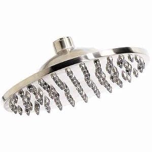 Pegasus S1117A00CP 10 In. Sunflower Showerhead with Silicone Easy Clean Jets, Chrome