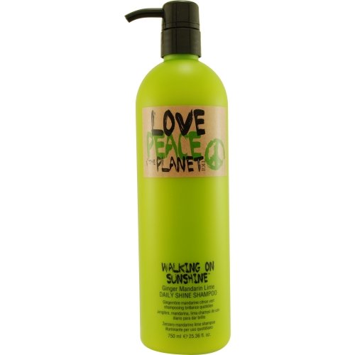 Tigi Love, peace & The Planet, Walking On Sunshine Ginger Mandarin Lime Shampoo, 25.36-ounce