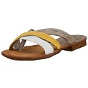Airstep ROMANO 613002-6244-4111, Damen Sandalen/Zehentrenner Schuhe, grau, (topo/giallo )