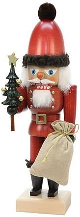 German Christmas Nutcracker Santa Claus - 30,0 cm / 12 inches - Authentic German Erzgebirge Nutcrackers - Christian Ulbricht
