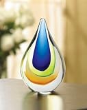 41cL%2BTN%2Be3L. SL160  Art Glass Colored Decorative Table Top Teardrop Decor