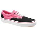 Vans Era&nbsp;Frauen Schwarz&nbsp;und&nbsp;Shocking Pink&nbsp;Leinwand&nbsp;Sneaker