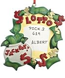 Lottery Lotto Personalized Christmas Ornament