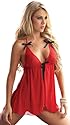 Sexy Red Babydoll Lingerie Set