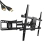 VideoSecu Large Heavy Duty Tilt and Swivel Wall Mount for Mitsubishi PD5010 PD-5010 PD5030 PD-5030 PD5050 PD-5050 PD5065 PD-5065 - 50" Flat Panel Plasma HDTV TV 1H8