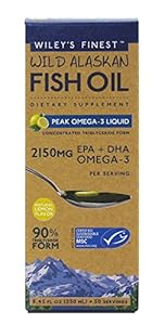 Wileys Finest - Wild Alaskan Fish Oil - Peak Omega 3, Lemon Flavor - 8.45 Ounce Liquid