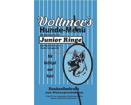 Vollmer´s 37076 Hundefutter Junior Ringe 5 kg