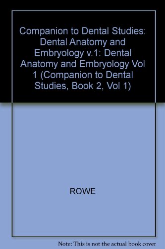 Dental Anatomy and Embryology (Companion to Dental Studies, Book 2, Vol 1)