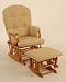 Dutailier Jessie Glider Chair and Stool Set