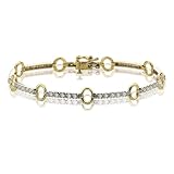 10k Yellow Gold Diamond Bracelet (7/8 cttw, J-K Color, I2-I3 Clarity)