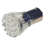 1157 Red LED Taillight Bulb with White LED License Plate Illumination for 1973-2002... by Choppers
