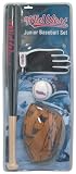 Midwest - Set de baseball junior - Noir/marron/Blanc - Batte 61 cm/Gant 24 cm/Balle 23 cm