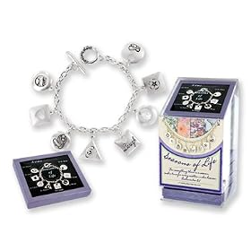 SEASONS OF LIFE Toggle Charm Bracelet - 8 Charms!
