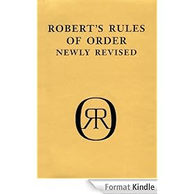 Robert's Rules of Order