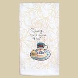 Relaxing... That's My Cup of Tea Flour Sack Towel