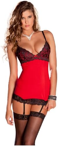 Rene Rofe Women's Hollywood Chemise and G-string Set