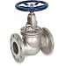 Sharpe Valves 45116 Series Stainless Steel 316 Globe Valve, Bolted Bonnet, Inline, Hand Wheel, Flanged