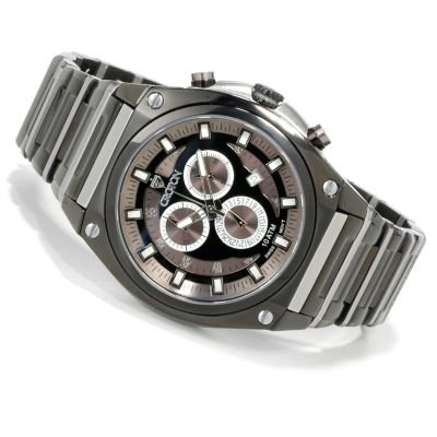 Croton Men's Chronograph Aluminum Stainless Steel Watch