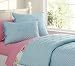Pottery Barn Polka Dot Quilt Comforter Twin AQUA GREEN (PLS LOOK AT 2ND PIC FOR TRUE COLOR)